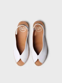 LAILA-P - Wedge espadrilles peep toe style
