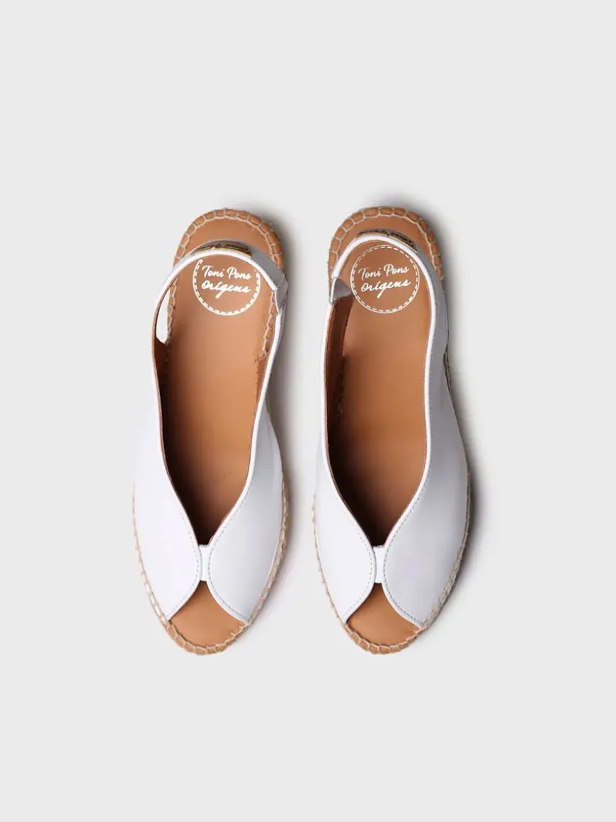 LAILA-P - Wedge espadrilles peep toe style