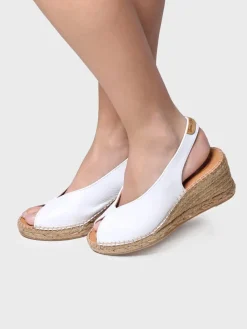 LAILA-P - Wedge espadrilles peep toe style