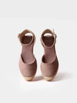 LLORET-5 - Women's closed leather espadrilles