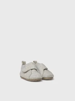 LUMI-FR - Slippers for children and babies in recycled navy blue felt