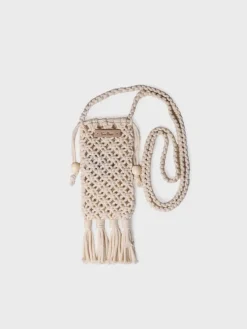 MAGALI - Crochet mobile bag with fringes and side closures