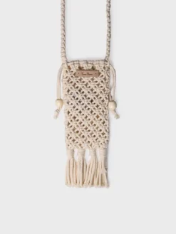 MAGALI - Crochet mobile bag with fringes and side closures