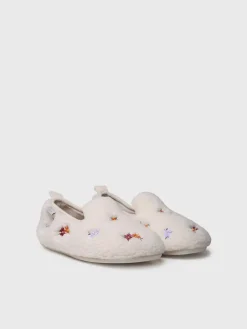 MAILY-BB - Women's slipper with embroidered motifs