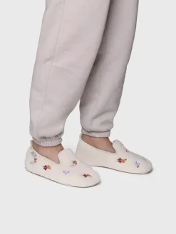 MAILY-BB - Women's slipper with embroidered motifs
