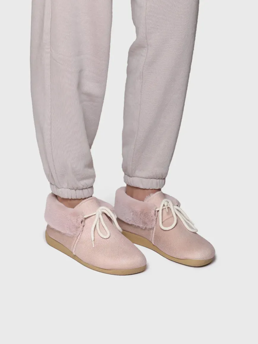 MALMO-BD - Lace-up women's bootie slipper