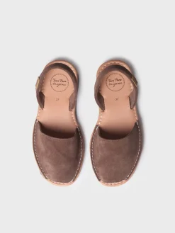 MAO-QT - Women's classic menorquine sandals in split leather