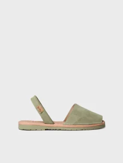 MAO-QT - Women's classic menorquine sandals in split leather