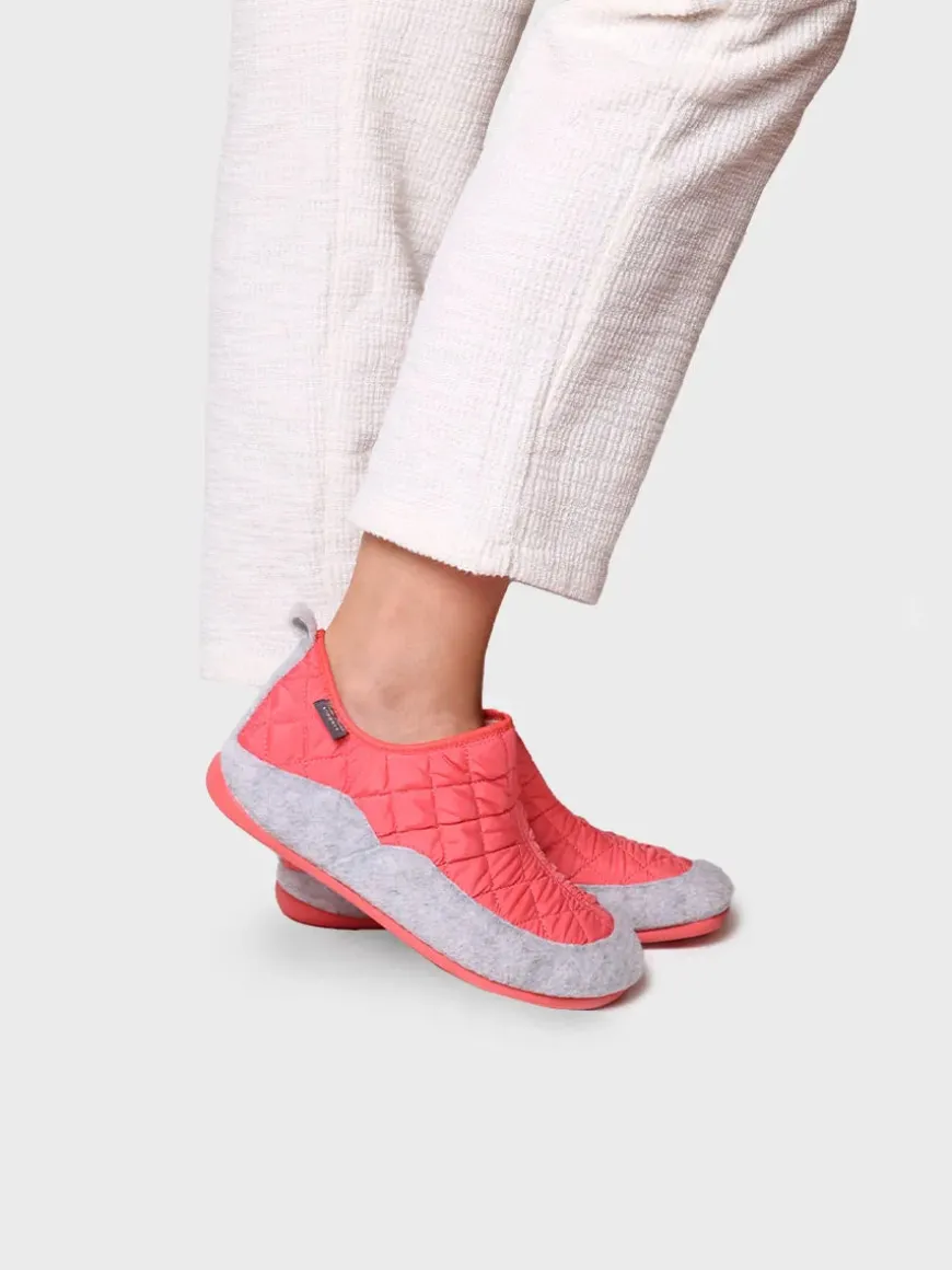 MARE-UM - Women's slippers in felt and padded fabric