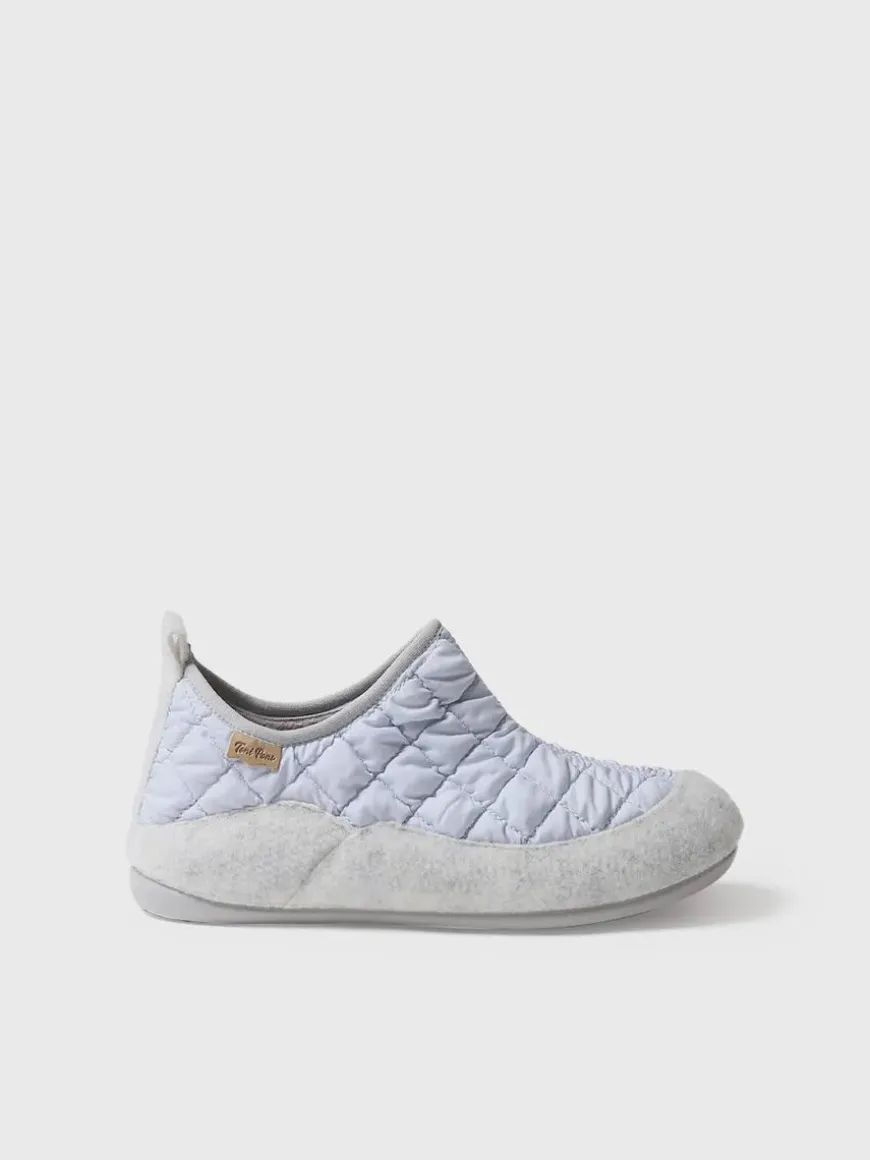 MARE-UM - Women's slippers in felt and padded fabric