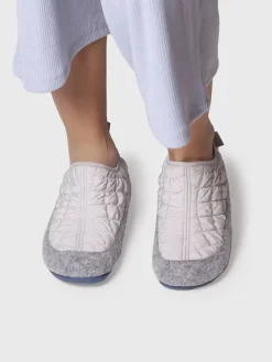 MARE-UM - Women's slippers in felt and padded fabric