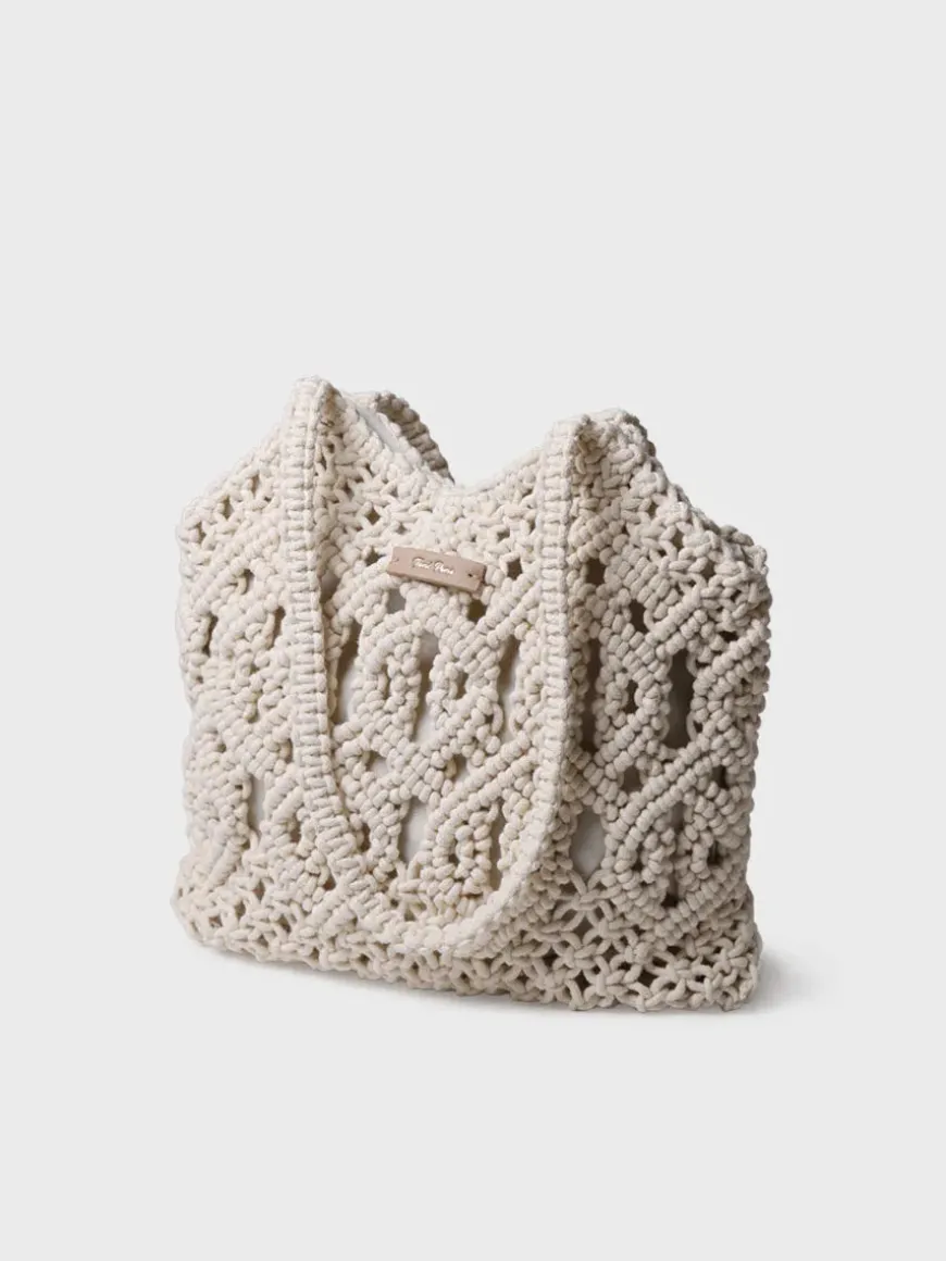 MARISSA - Macramé bag with pocket