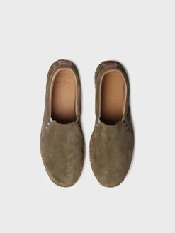MARTI - Split leather espadrilles for men