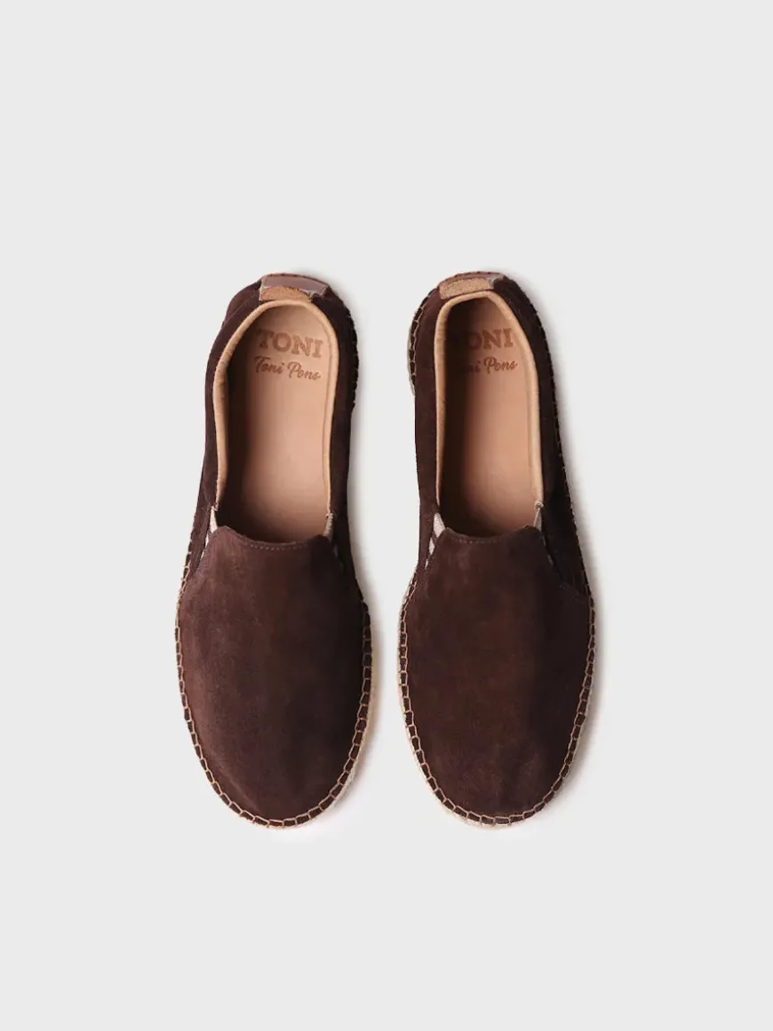 MARTI - Split leather espadrilles for men