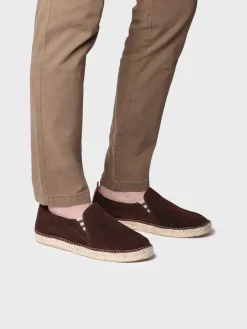 MARTI - Split leather espadrilles for men