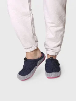 MEL-UM - Women's slippers in padded fabric and felt