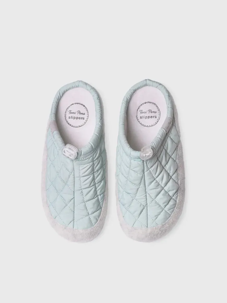 MEL-UM - Women's slippers in padded fabric and felt