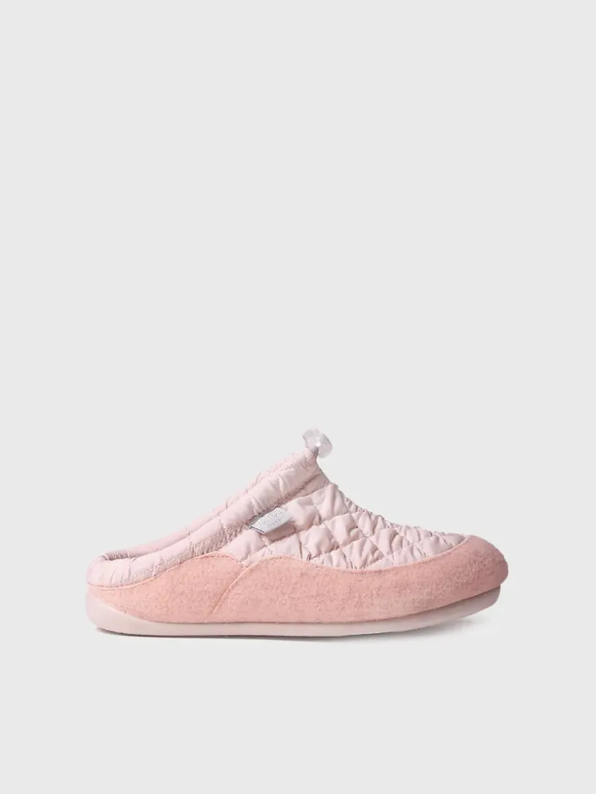 MEL-UM - Women's slippers in padded fabric and felt