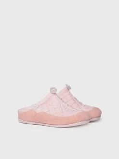 MEL-UM - Women's slippers in padded fabric and felt