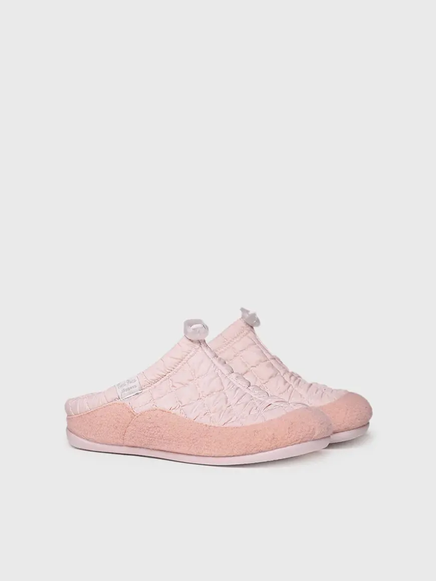 MEL-UM - Women's slippers in padded fabric and felt