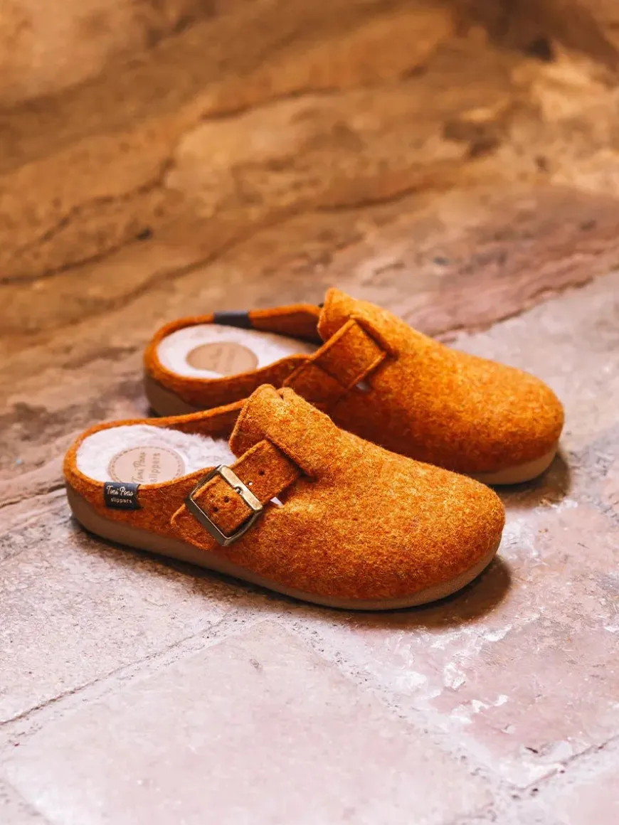 MIMA-FP - Women's clog-style slipper with buckle