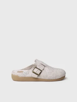MIMA-FP - Women's clog-style slipper with buckle