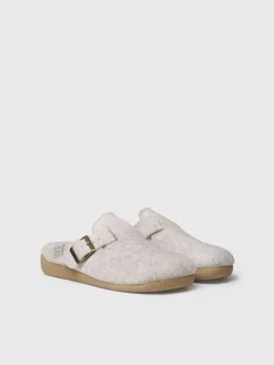 MIMA-FP - Women's clog-style slipper with buckle