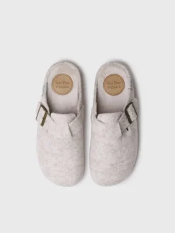 MIMA-FP - Women's clog-style slipper with buckle