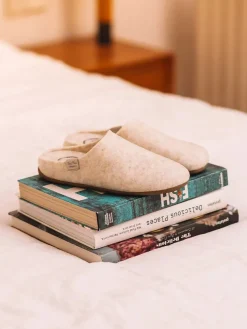MONA-FR - Women's clog-style shoe made from recycled felt