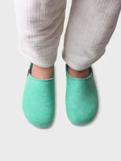 MONA-FR - Women's clog-style shoe made from recycled felt