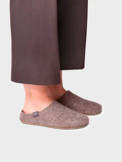 MONA-FR - Women's clog-style shoe made from recycled felt