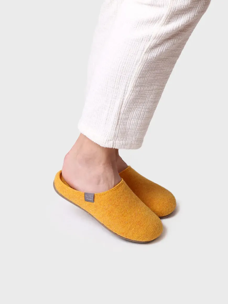MONA-FR - Women's clog-style shoe made from recycled felt