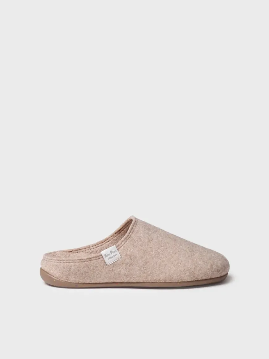MONA-FR - Women's clog-style shoe made from recycled felt