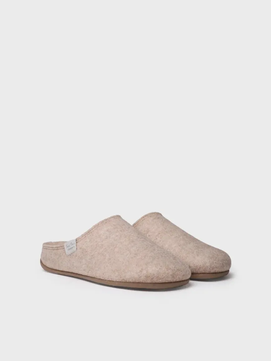 MONA-FR - Women's clog-style shoe made from recycled felt