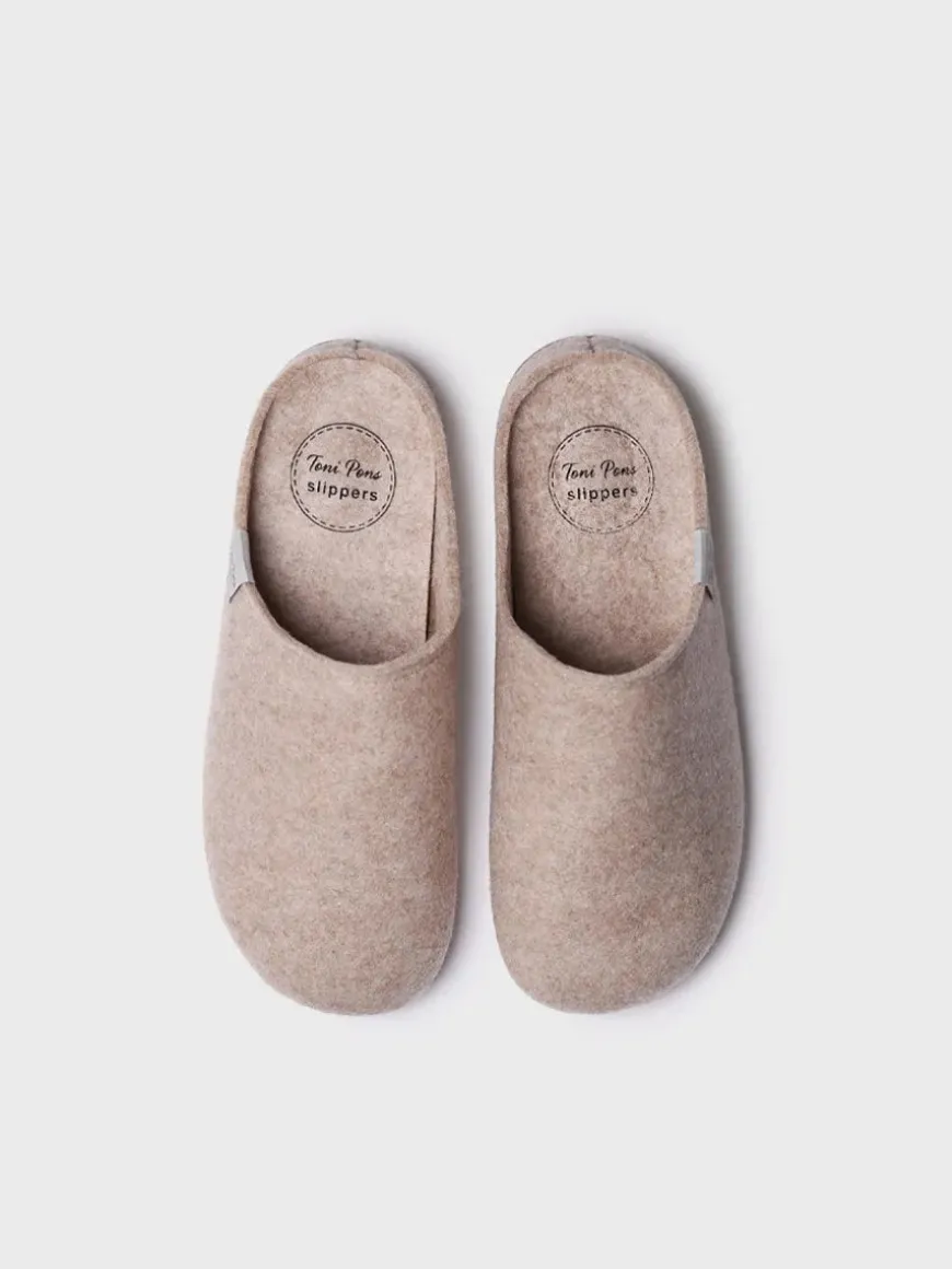 MONA-FR - Women's clog-style shoe made from recycled felt