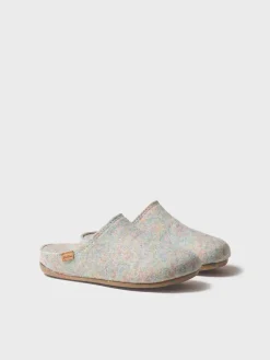 MONA-FR - Women's clog-style shoe made from recycled felt