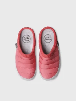 MORA-TK - Women's clog-style slipper in padded fabric and felt