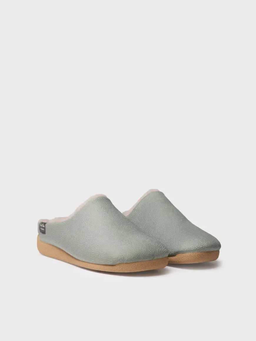 MOSUL-BD - Women's house slipper made of brown fabric