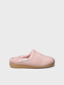 MOSUL-BD - Women's house slipper made of brown fabric