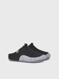 NADIR-FR - Slipper para hombre en fieltro reciclado | NADIR-FR