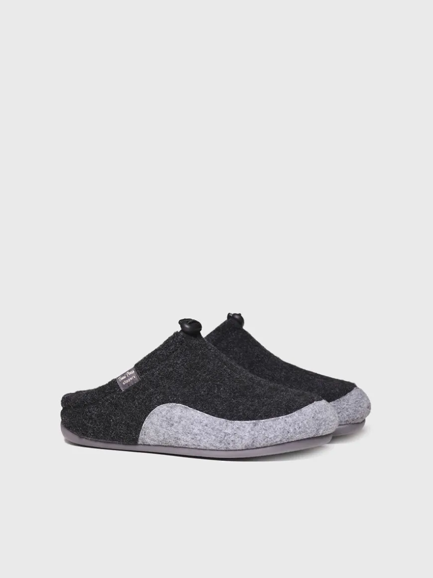 NADIR-FR - Slipper para hombre en fieltro reciclado | NADIR-FR