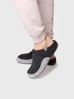 NADIR-FR - Slipper para hombre en fieltro reciclado | NADIR-FR