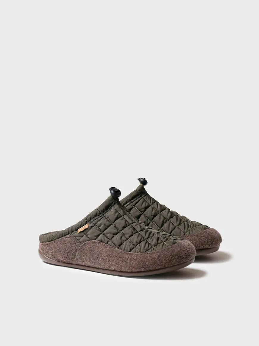 NADIR-UM - Men's clog-style shoe in padded fabric and felt