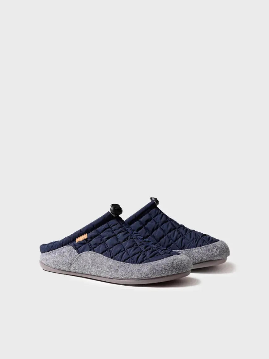 NADIR-UM - Men's clog-style shoe in padded fabric and felt