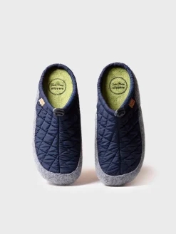 NADIR-UM - Men's clog-style shoe in padded fabric and felt