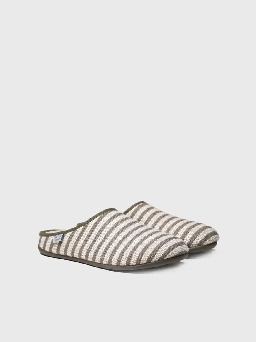 NAI-DL - Men's slippers in Khaki colour - NAI-DL