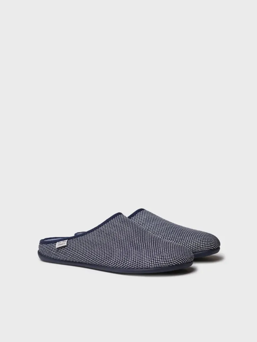 NASH-JO - Men's clog-type slipper in mesh-like fabric