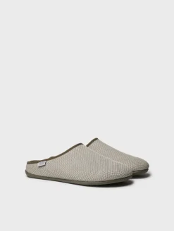 NASH-JO - Men's clog-type slipper in mesh-like fabric