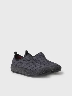 NIL-UM - Men's slippers in felt and padded fabric