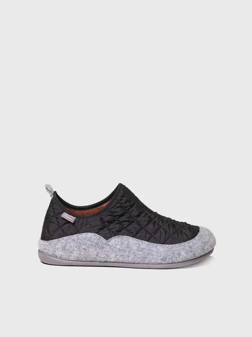 NIL-UM - Men's slippers in felt and padded fabric